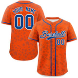 Custom Authentic Personalized Star Graffiti Pattern Baseball Jersey