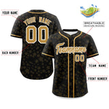 Custom Personalized Big Size Star Graffiti Pattern Authentic Baseball Jersey