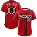 Custom Personalized Big Size Star Graffiti Pattern Authentic Baseball Jersey