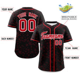 Custom Personalized Big Size Star Graffiti Pattern Authentic Baseball Jersey