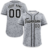 Custom Personalized Graffiti Pattern Authentic Star Baseball Jersey