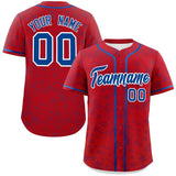 Custom Personalized Graffiti Pattern Authentic Star Baseball Jersey