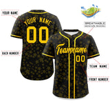 Custom Personalized Star Graffiti Pattern Authentic Baseball Jersey