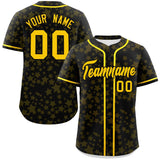 Custom Personalized Star Graffiti Pattern Authentic Baseball Jersey