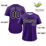 Custom Personalized Star Graffiti Pattern Authentic Baseball Jersey