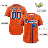 Custom Personalized Star Graffiti Pattern Authentic Baseball Jersey