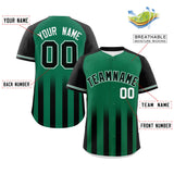 Custom Raglan Sleeves Special style Gradient Thick Stripe Authentic Baseball Jersey