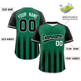 Custom Raglan Sleeves Gradient Thick Stripe Authentic Baseball Jersey Special style