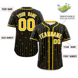 Custom Logo for Men Stripe Fashion Personalized Star Pattern Authentic Baseball Jersey