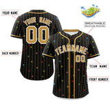 Custom Stripe Fashion Personalized Name/Number Star Pattern Authentic Baseball Jersey