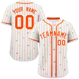 Custom Stripe Fashion Personalized Logo Star Pattern Authentic Baseball Jersey