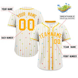 Custom Stripe Fashion Personalized Classic Style Star Pattern Authentic Baseball Jersey