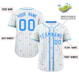 Custom Stripe Fashion Personalized Jersey for Men Star Pattern Authentic Baseball Jersey