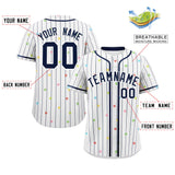 Custom Stripe Fashion Personalized Jersey for Adult Star Pattern Authentic Baseball Jersey