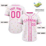 Custom Stripe Fashion Personalized Logo for Men Star Pattern Authentic Baseball Jersey