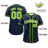 Custom Stripe Fashion Personalized Logo Star Pattern Authentic Baseball Jersey