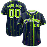 Custom Stripe Fashion Personalized Logo Star Pattern Authentic Baseball Jersey