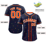 Custom Stripe Fashion Personalized Jersey for Men Star Pattern Authentic Baseball Jersey