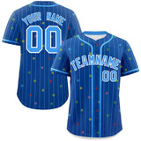 Custom Stripe Fashion Personalized Special style Star Pattern Authentic Baseball Jersey