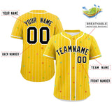 Custom Logo for Men Stripe Fashion Personalized Star Pattern Authentic Baseball Jersey