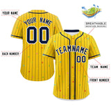 Custom Stripe Fashion Personalized Classic Style Star Pattern Authentic Baseball Jersey