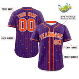 Custom Stripe Fashion Personalized Special style Star Pattern Authentic Baseball Jersey