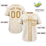 Custom Stripe Fashion Personalized Big Size Star Pattern Authentic Baseball Jersey