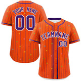 Custom Stripe Fashion Personalized Jersey for Adult Star Pattern Authentic Baseball Jersey