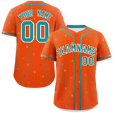 Custom Stripe Fashion Personalized Jersey for Men Star Pattern Authentic Baseball Jersey