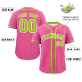 Custom Stripe Fashion Personalized Your Style Star Pattern Authentic Baseball Jersey