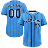 Custom Stripe Fashion Personalized Logo for Men Star Pattern Authentic Baseball Jersey