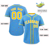 Custom Stripe Fashion Personalized Jersey for Adult Star Pattern Authentic Baseball Jersey