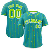 Custom Stripe Fashion Personalized Your Style Star Pattern Authentic Baseball Jersey