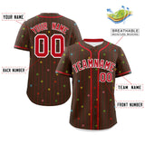 Custom Stripe Fashion Personalized Logo Star Pattern Authentic Baseball Jersey