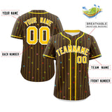 Custom Stripe Fashion Personalized Name/Number Star Pattern Authentic Baseball Jersey