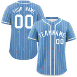 Custom Stripe Fashion Personalized Logo for Men Star Pattern Authentic Baseball Jersey