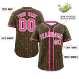 Custom Stripe Fashion Personalized Name/Number Star Pattern Authentic Baseball Jersey