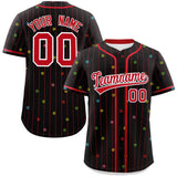 Custom Logo Stripe Fashion Personalized Star Pattern Authentic Baseball Jersey