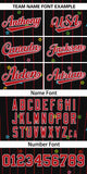 Custom Logo Stripe Fashion Personalized Star Pattern Authentic Baseball Jersey