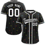 Custom Your Style Stripe Fashion Personalized Star Pattern Authentic Baseball Jersey