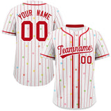 Custom Your Style Stripe Fashion Personalized Star Pattern Authentic Baseball Jersey