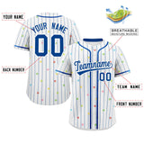 Custom Name/Number Stripe Fashion Personalized Star Pattern Authentic Baseball Jersey