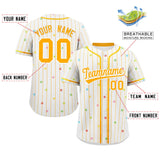 Custom Name Stripe Fashion Personalized Star Pattern Authentic Baseball Jersey