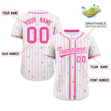 Custom Your Style for Men Stripe Fashion Personalized Star Pattern Authentic Baseball Jersey