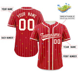 Custom Name Stripe Fashion Personalized Star Pattern Authentic Baseball Jersey