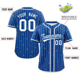 Custom Name Stripe Fashion Personalized Star Pattern Authentic Baseball Jersey