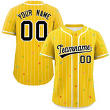 Custom Logo Stripe Fashion Personalized Star Pattern Authentic Baseball Jersey