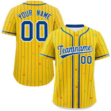 Custom Name/Number Stripe Fashion Personalized Star Pattern Authentic Baseball Jersey