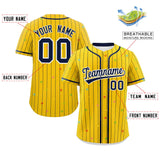 Custom Name Stripe Fashion Personalized Star Pattern Authentic Baseball Jersey