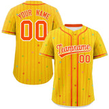 Custom Classic Style Stripe Fashion Personalized Star Pattern Authentic Baseball Jersey